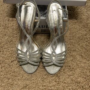 CAPARROS silver dress shoes